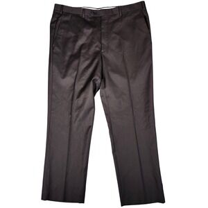 Santorelli Dress Pants Mens 38 Navy Excellent Luxury Serge Virgin Wool Italy